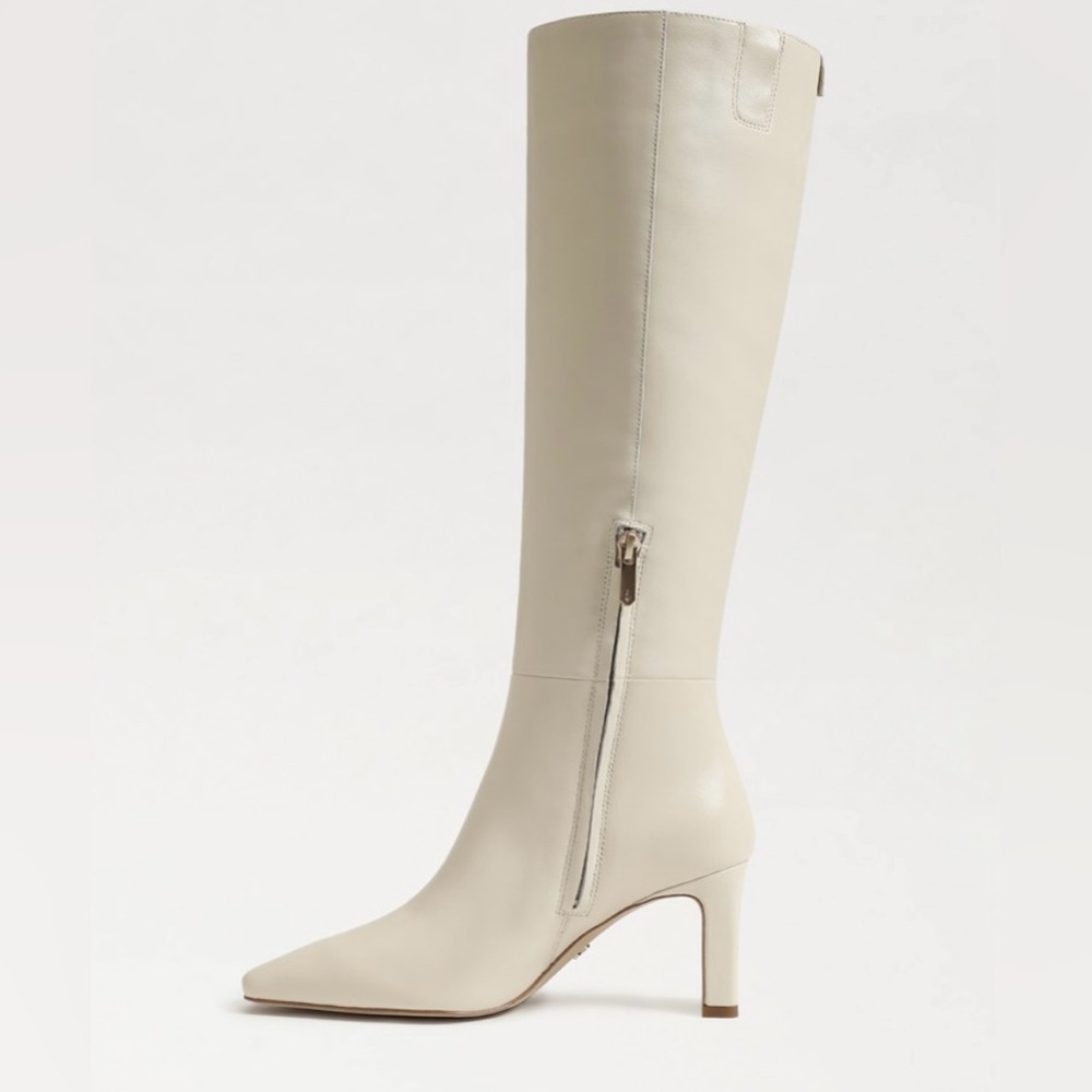 Sam Edelman SYLVIA Knee High Boot in cream Size 6.5 New with Tag - Picture 4 of 11